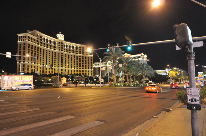 The strip at 2:00 am on a weekday. Not exactly the most family-friendly place.